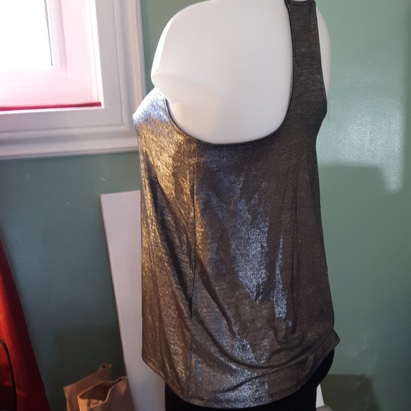 Like new size xxs Guess silver dress tank top - Picture 6 of 12